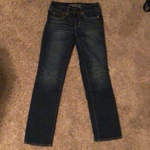 American Eagle Straight let super stretch jeans